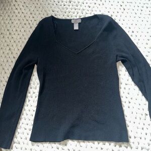 H&M Black Sweater Top